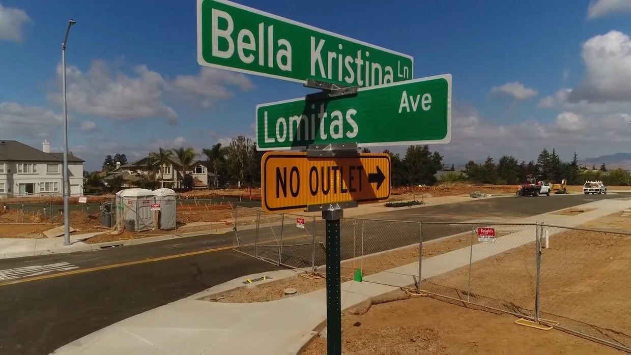 Bella Kristina Lane street sign in Livermore